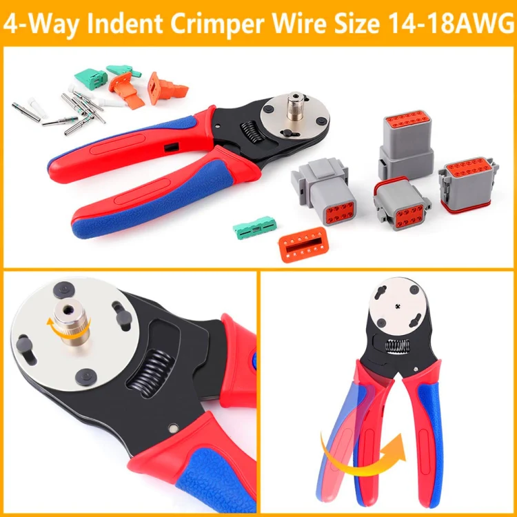 338pcs/Set DT Connector Kit Crimping Tool Set(2P/3P/4P/8P/6P/12P) - Image 3