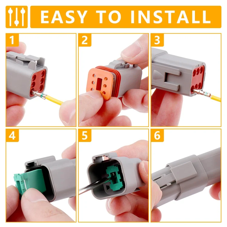 338pcs/Set DT Connector Kit Crimping Tool Set(2P/3P/4P/8P/6P/12P) - Image 9