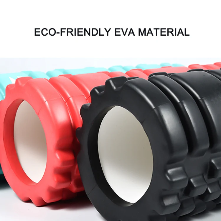 33cm 4pcs/set EVA Hollow Foam Roller Muscle Relaxation Roller Yoga Column Set Fitness Equipment(Orange) - Image 3
