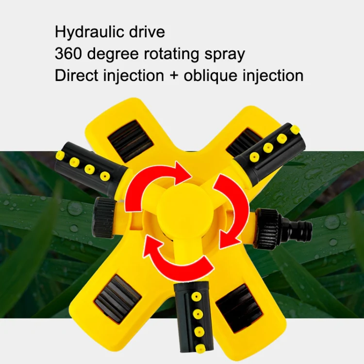 360 Degrees Rotating Watering Device, Style: With 1 inch Connector - Image 4