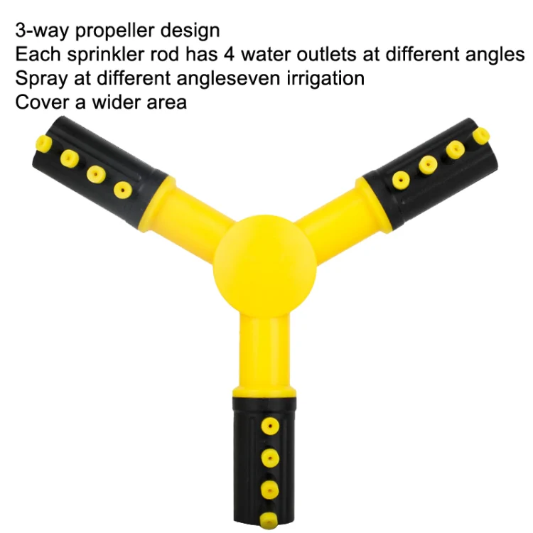 360 Degrees Rotating Watering Device, Style: With 4 PCS 4-point Connector - Image 3