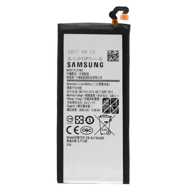 3600mAh Li-Polymer Battery EB-BJ730ABE for Samsung Galaxy J7 (2017) / J730 / J730F / J730FM / J7 Pro - Image 2
