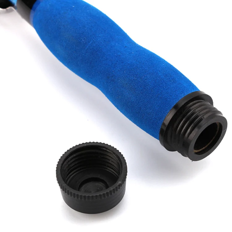 36cm Portable Telescopic Sea Fishing Rod Mini Fishing Pole, Extended Length : 2.1m, Blue Clip Reel Seat - Image 3