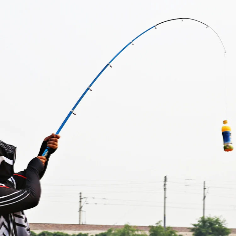36cm Portable Telescopic Sea Fishing Rod Mini Fishing Pole, Extended Length : 2.1m, Blue Clip Reel Seat - Image 6