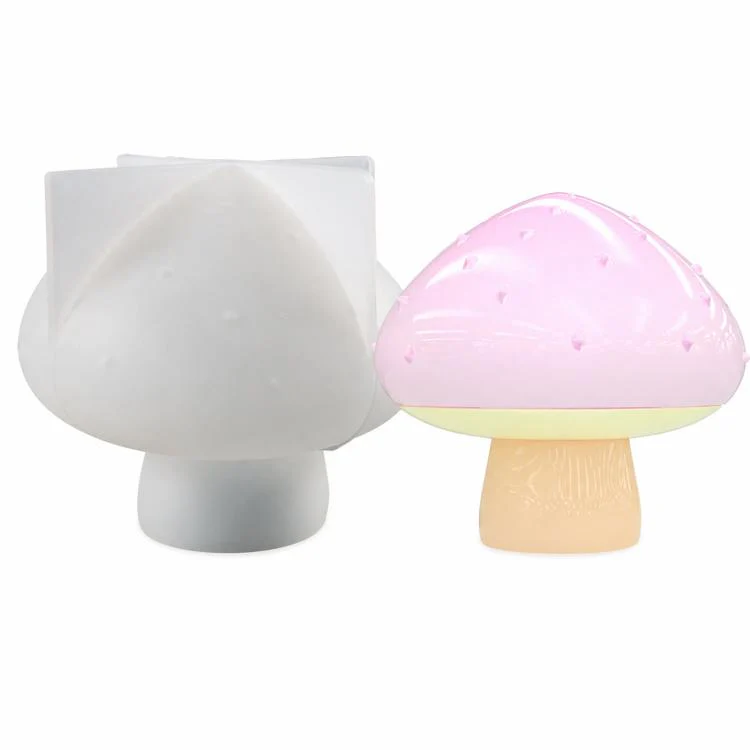 3D Mushroom Silicone Molds for Epoxy Resin Casting DIY Aromatherapy Gypsum / Candle / Soap(002)
