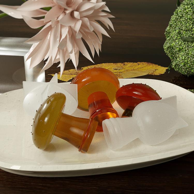 3D Mushroom Silicone Molds for Epoxy Resin Casting DIY Aromatherapy Gypsum / Candle / Soap(002) - Image 5