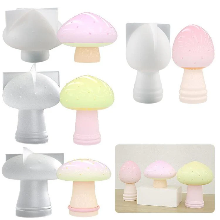 3D Mushroom Silicone Molds for Epoxy Resin Casting DIY Aromatherapy Gypsum / Candle / Soap(004) - Image 3