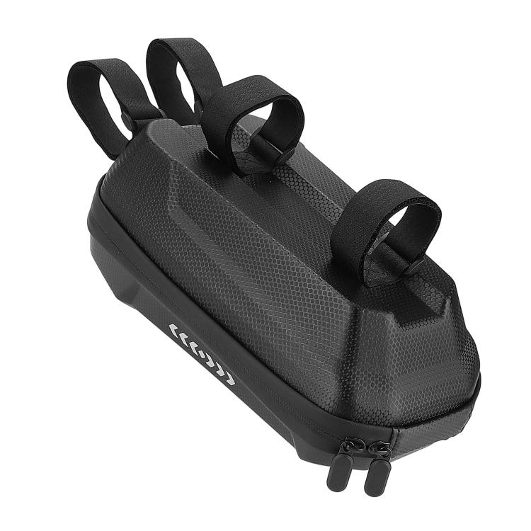 3L Waterproof Electric Scooter Handlebar Bag EVA Hard Shell Front Hanging Storage Pack for Bicycles(Black) - Image 4