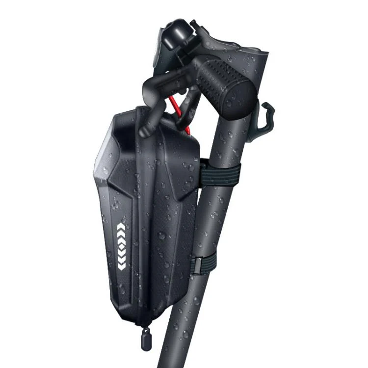 3L Waterproof Electric Scooter Handlebar Bag EVA Hard Shell Front Hanging Storage Pack for Bicycles(Black) - Image 7