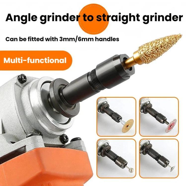 3mm Angular Grinder To Straight Grinder Conversion Head Polisher To Electric Grinder Chuck Adapter - Image 2