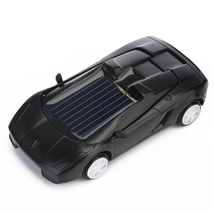 3PCS Solar Toys Car Powered Mini Car Racer Toy For Kids(Black) - Image 2