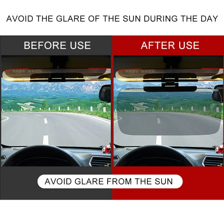 3R-2146 Car Double Side Anti-Glare Dazzling Goggle Driving Mirror Sun Visors - Image 8