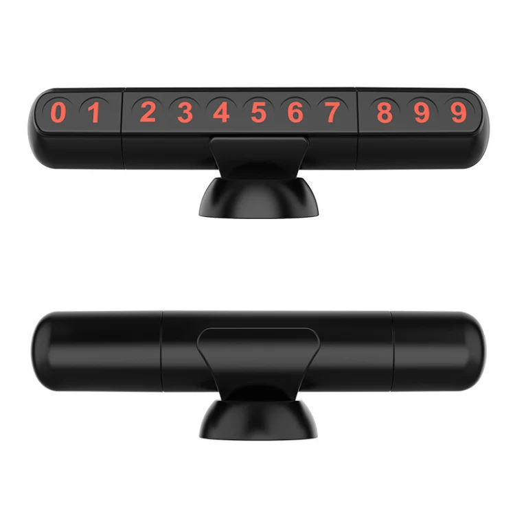 3R-2166 3 in 1 Multifunctional Car Parking Number Plate with Safety Hammer + Cutting Seat Belt - Image 2