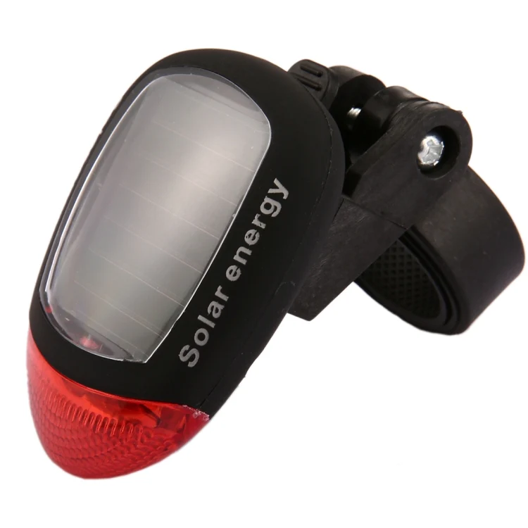 4 Flash Mode Available Solar Energy Rechargeable Bicycle Tail Light with 2 Red LED - Image 2