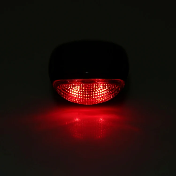 4 Flash Mode Available Solar Energy Rechargeable Bicycle Tail Light with 2 Red LED - Image 7