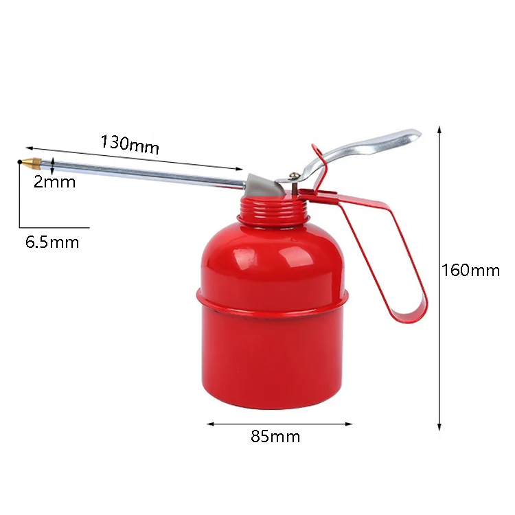 4 PCS CY-0085 Home Long Mouth Injection Device Machine Oil Pot Manual Lubrication Gear Oil Filler, Style: Metal 500ml - Image 2