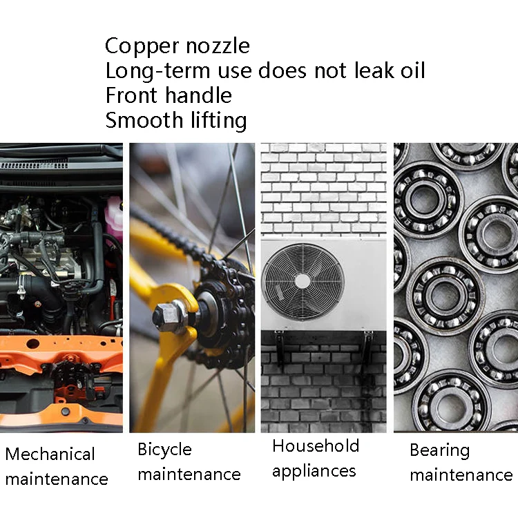 4 PCS CY-0085 Home Long Mouth Injection Device Machine Oil Pot Manual Lubrication Gear Oil Filler, Style: Metal 500ml - Image 7
