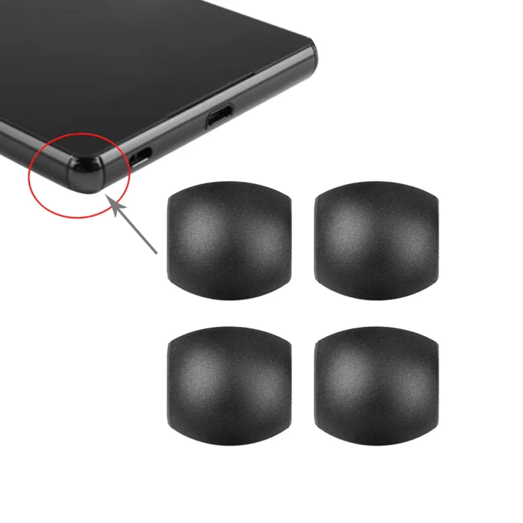4 PCS Front Bezel Edge  for Sony Xperia Z3(Black) - Image 4