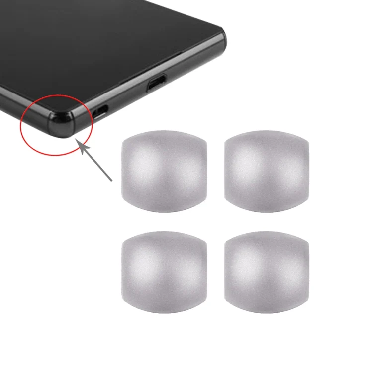 4 PCS Front Bezel Edge  for Sony Xperia Z3(Silver) - Image 4