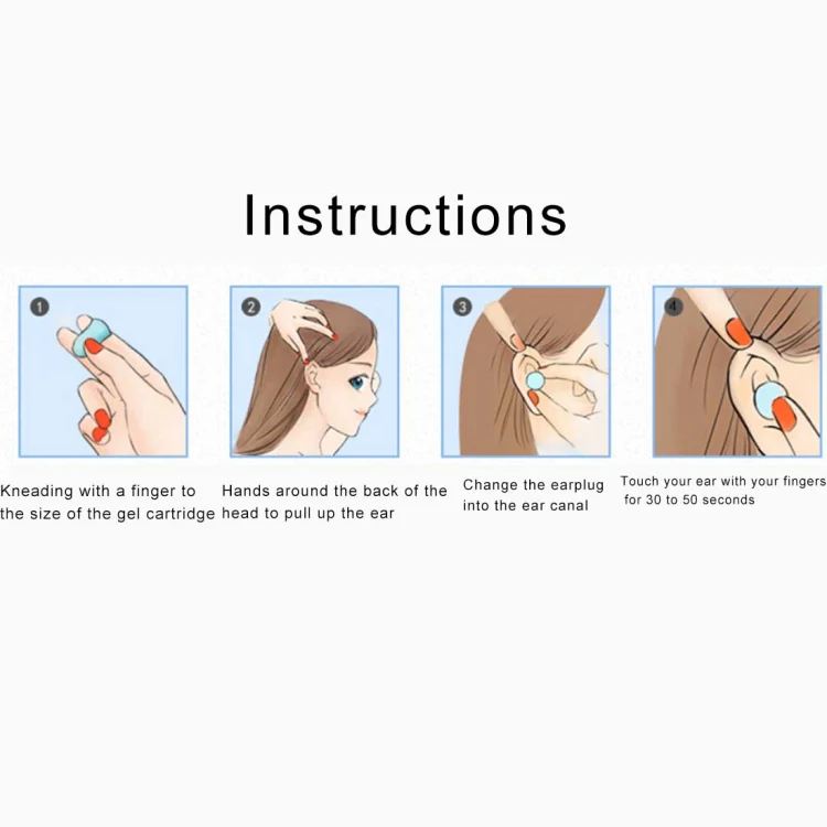 4 PCS / Set Travel Sleep Noise Prevention Earplugs Improve Sleep Hearing Protection, Random Color Delivery - Image 6