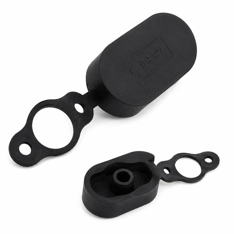 4 PCS Silicone Charging Port Waterproof Cover Dust-proof Plug Electric Scooter Accessories for Xiaomi Mijia M365(Black) - Image 2