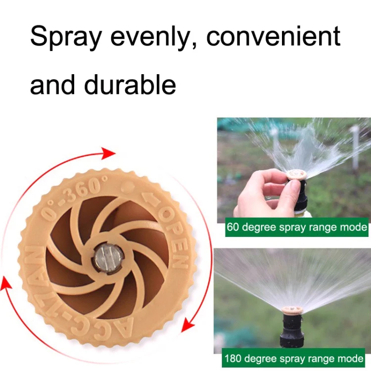 4 Points Adjustable Scattering Sprinkler (Sprinkler + Ground Plug) - Image 3