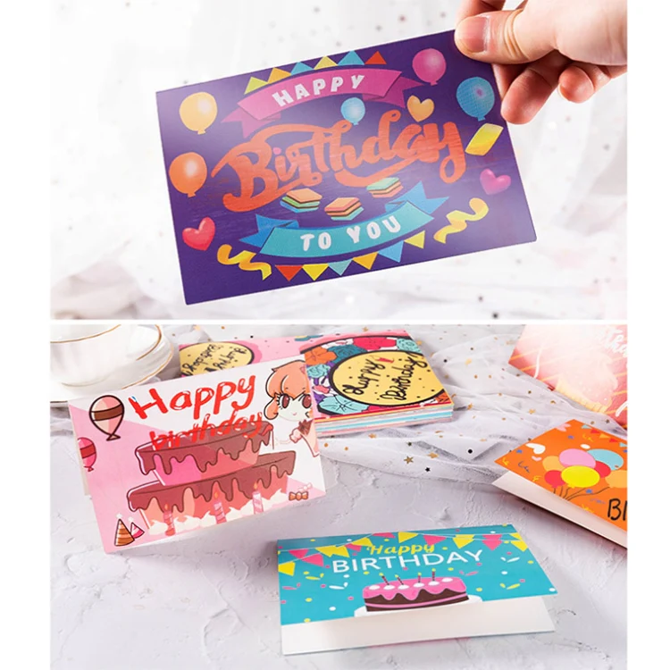 40 PCS Hand Drawn Children Birthday Card(16) - Image 4
