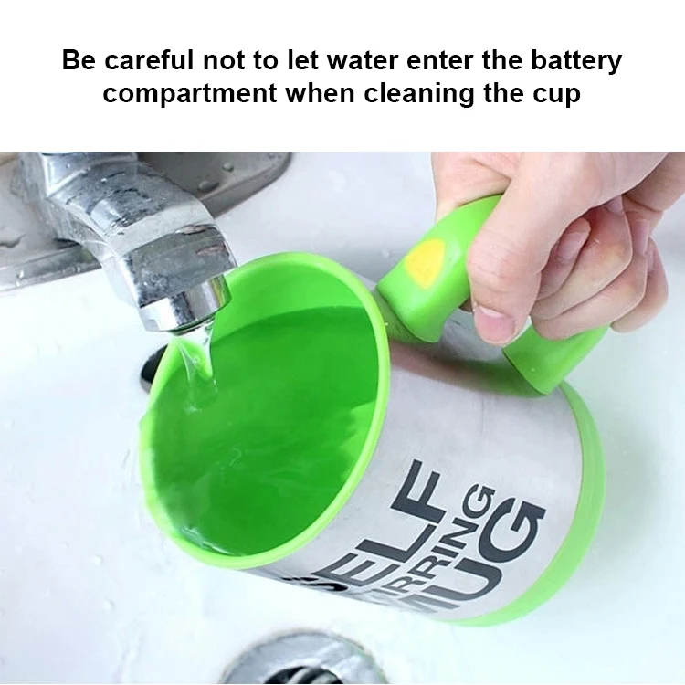 400ml Mugs Automatic Electric Self Stirring Mug Cup Coffee Milk Mixing Mug Smart Stainless Steel Juice Mix Cup Drinkware(Green) - Image 7