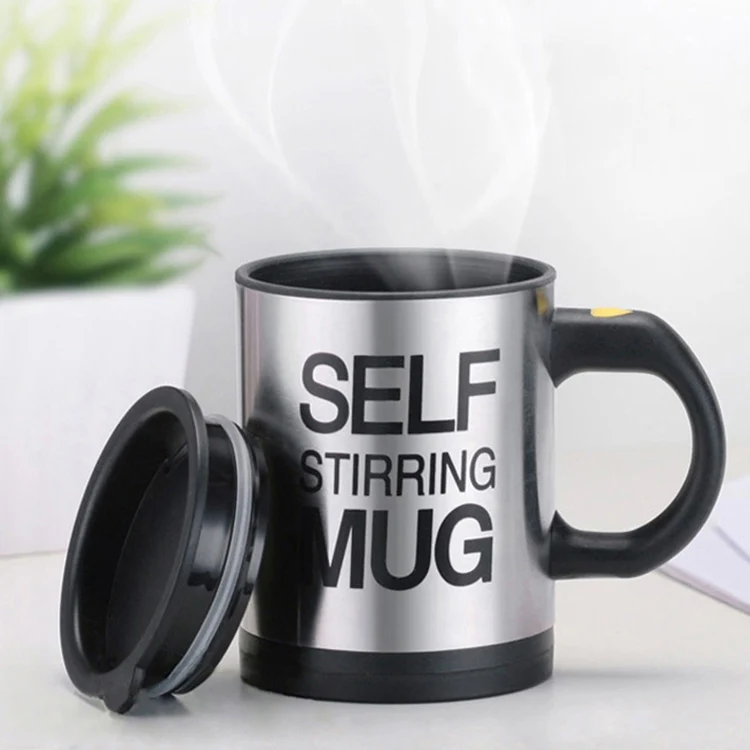 400ml Mugs Automatic Electric Self Stirring Mug Cup Coffee Milk Mixing Mug Smart Stainless Steel Juice Mix Cup Drinkware(Green) - Image 9