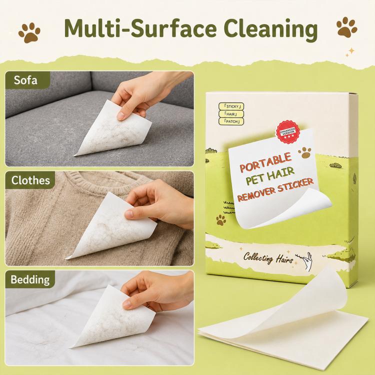 40pcs/Pack 10x7.8cm Portable Mini Pocket Disposable Lint Remover Stickers - Image 8