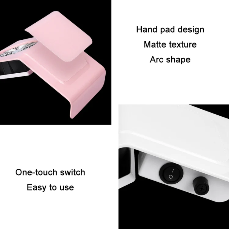 40W Nail Art Vacuum Cleaner Dust Collector, Specification: EU Plug (White) - Image 5