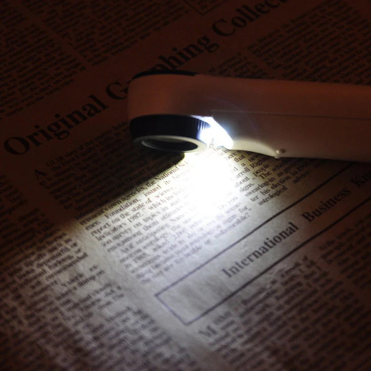 40X Handheld Exclamation Mark Style Magnifier with 2-LED Light - Image 6