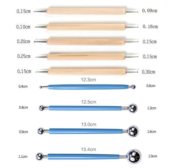 42 In 1 Clay Tools Kit Ceramics DIY Clay Sculpting Tools for Pottery Craft, Baking, Carving - Image 5