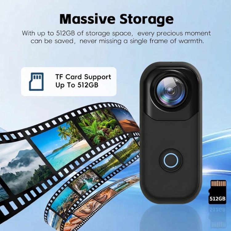 4K WIFI HD Recorder Thumb Action Camera(Black) - Image 6