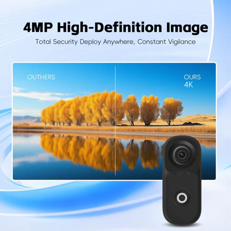 4K WIFI HD Recorder Thumb Action Camera(Black) - Image 4