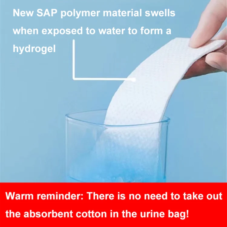 4pcs /Pack Car Disposable Emergency Rapid Coagulation Urine Bag Traffic Jam Pee Bag(13x27cm) - Image 5