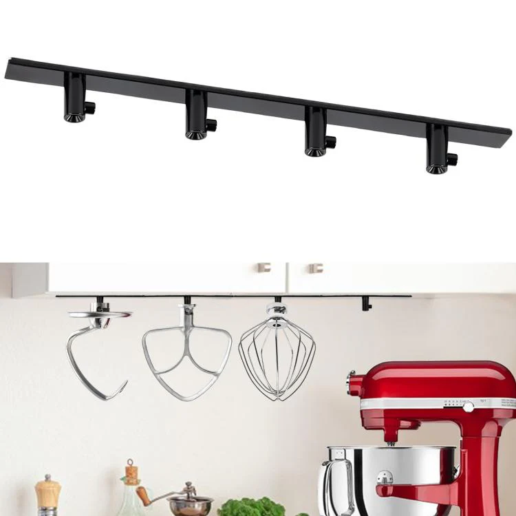 4pcs /Pack Hooks For KitchenAid Attachment to Neatly Store Mixer Accessories(Black) - Image 2