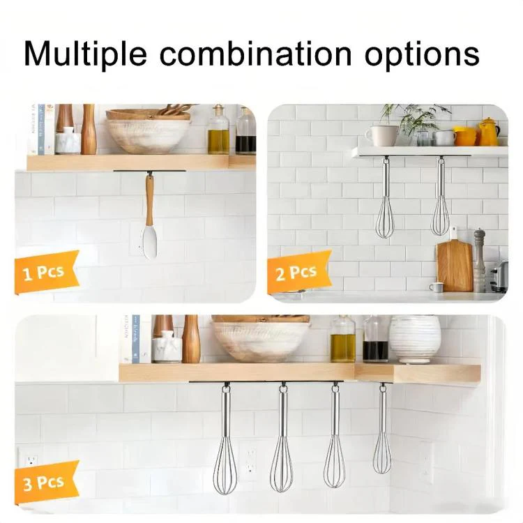 4pcs /Pack Hooks For KitchenAid Attachment to Neatly Store Mixer Accessories(Black) - Image 5