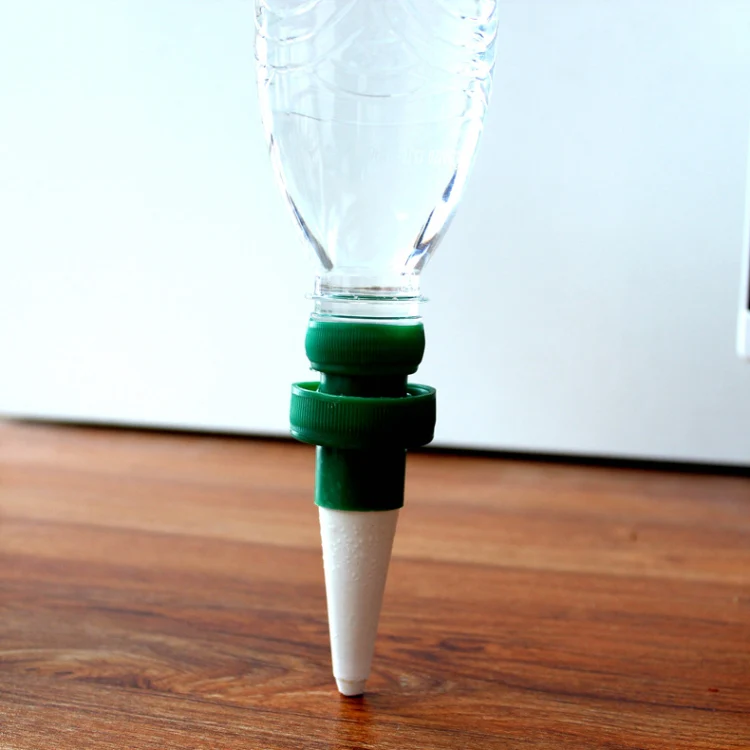 4pcs /Set Coke Bottle Ceramic Flower Watering Device Automatic Drip Irrigation - Image 4