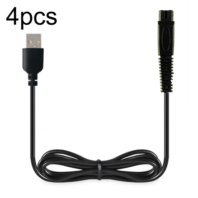 4pcs USB 5V Charger Power Cord For SID Shaver SA7152 7250 7251 7253 7255 RS339