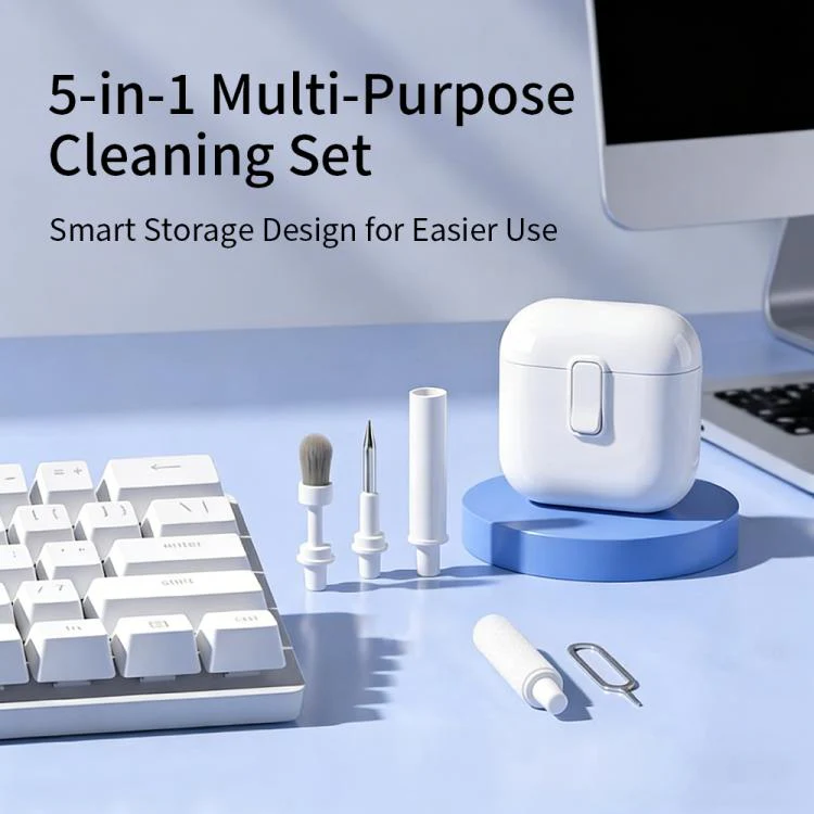 5 in 1 Multifunctional Earphone Cleaning Kit(White) - Image 5