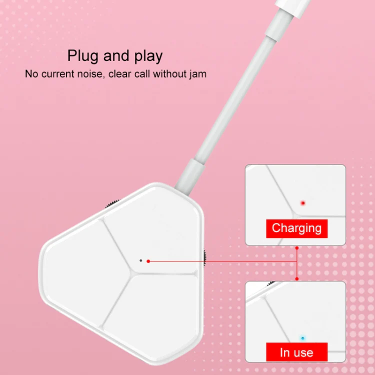 5 In 1 Multifunctional Live Broadcast Converter Mini Sound Card(White) - Image 3