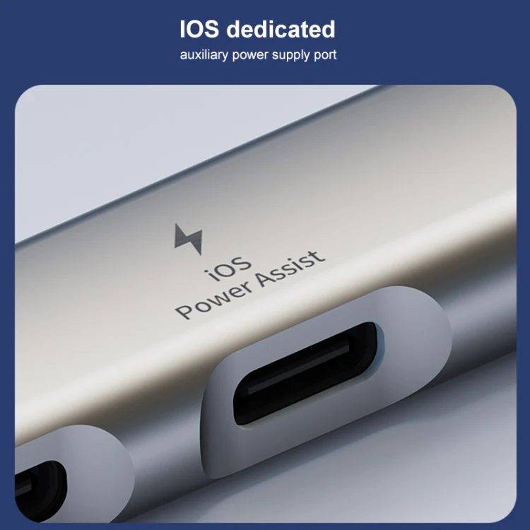 5 in 2 Multi-function HUB Adapter, Interface:USB-C / Type-C + USB-A(Grey) - Image 7
