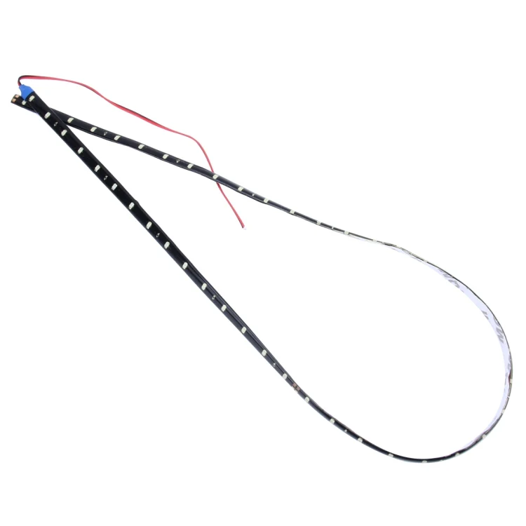 5 PCS 90cm 45 LED Waterproof Flexible Car Strip Light, DC 12V(Blue Light) - Image 2