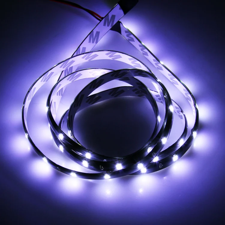5 PCS 90cm 45 LED Waterproof Flexible Car Strip Light, DC 12V(White Light) - Image 5