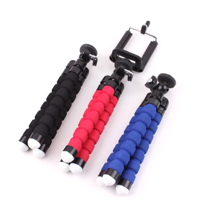5 PCS Octopus Photography Sponge Mobile Phone Stand Portable Lazy Adjustable Vibrato Live Tripod Stand(Red) - Image 4