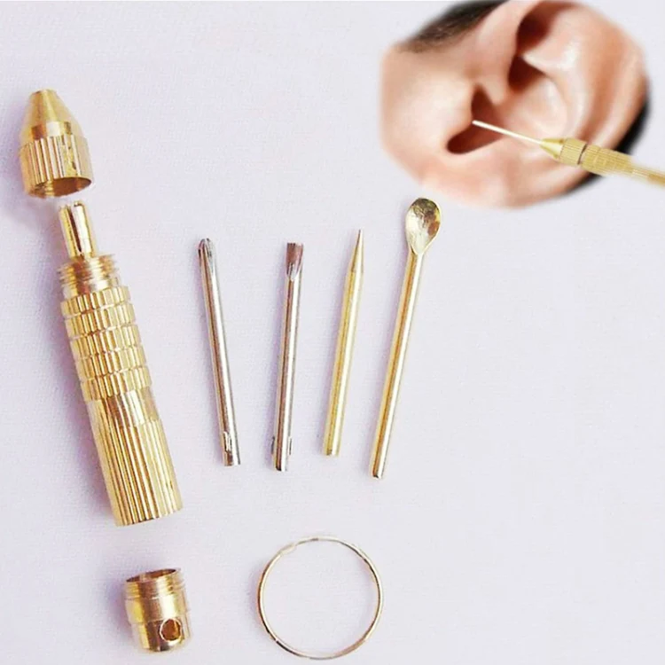 5 Sets 4 in 1 Multifunctional Portable Ear Spoon Tools - Image 6