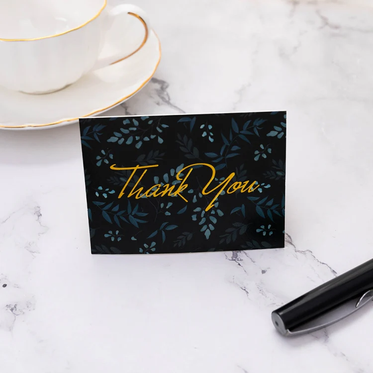 50 PCS Holiday Thank You Messages Greeting Cards(Thank You Card 4)