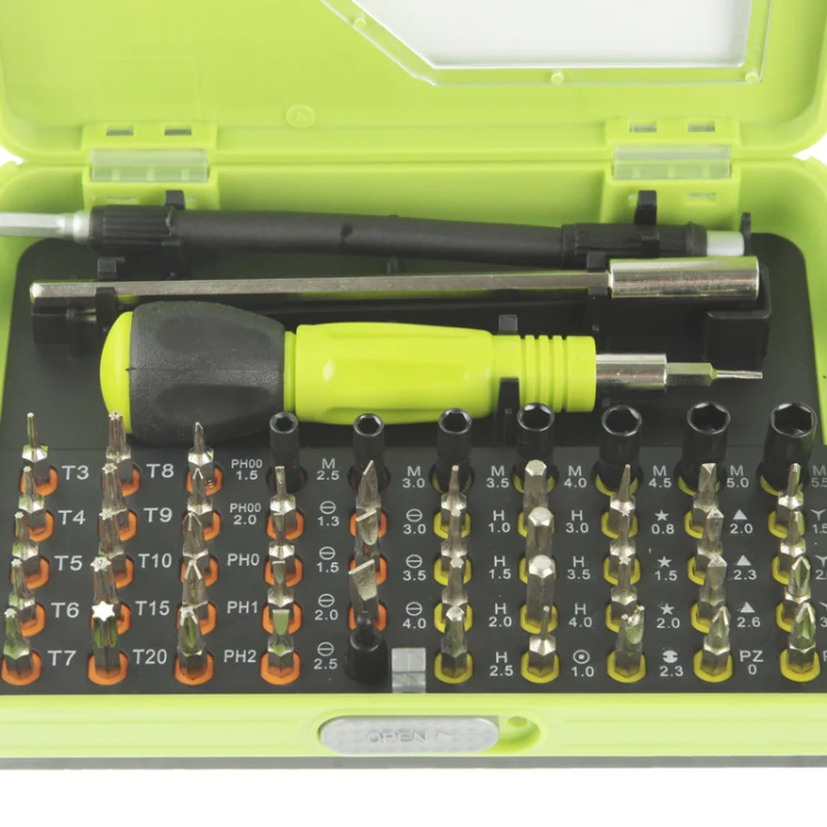 53 in 1 Multi-purpose Precision Screwdriver Set(Green) - Image 3