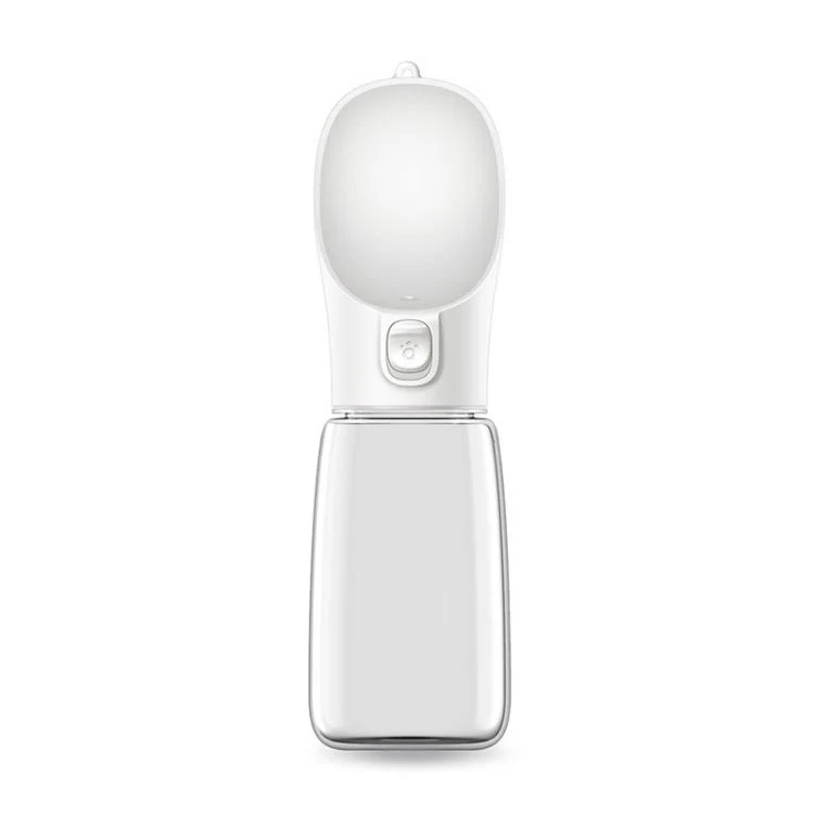550ML Pet Portable Outdoor Water Dispenser(White)